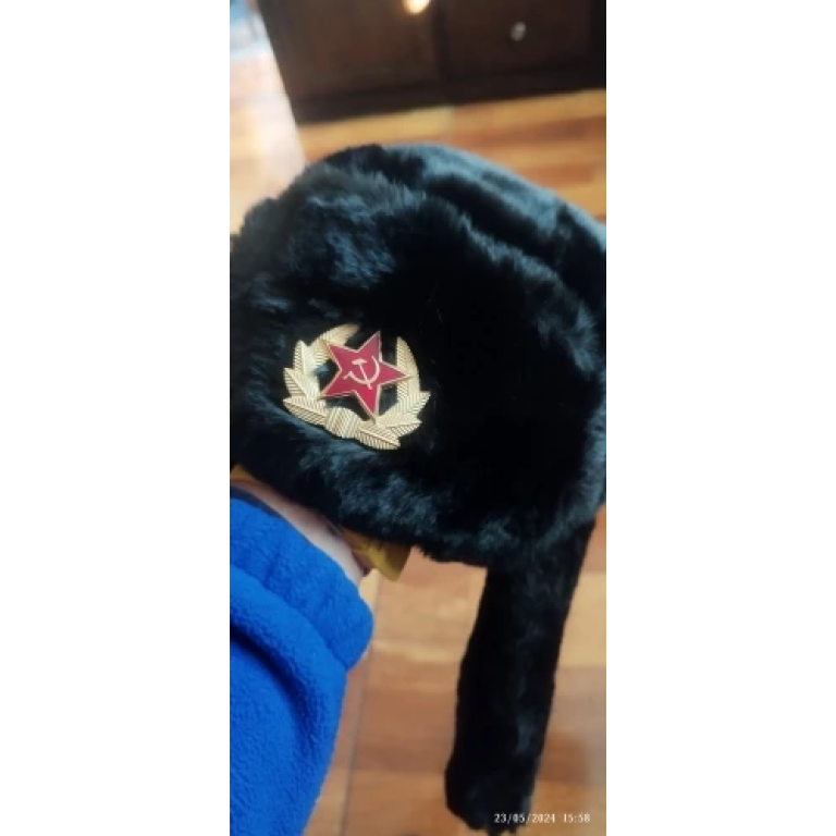 russian army fur hat photo review
