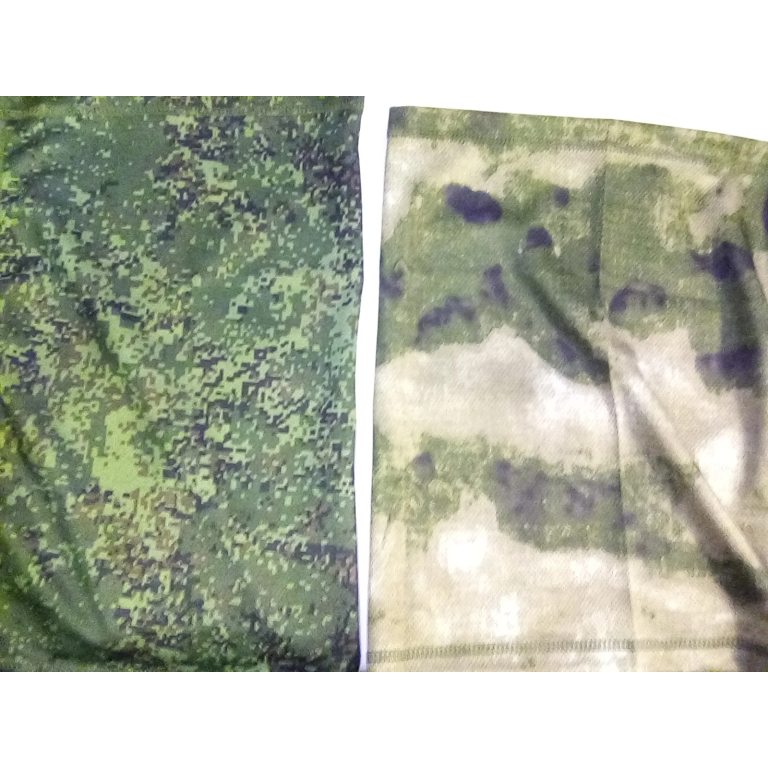 Digital green camo EMR neck gaiter photo review