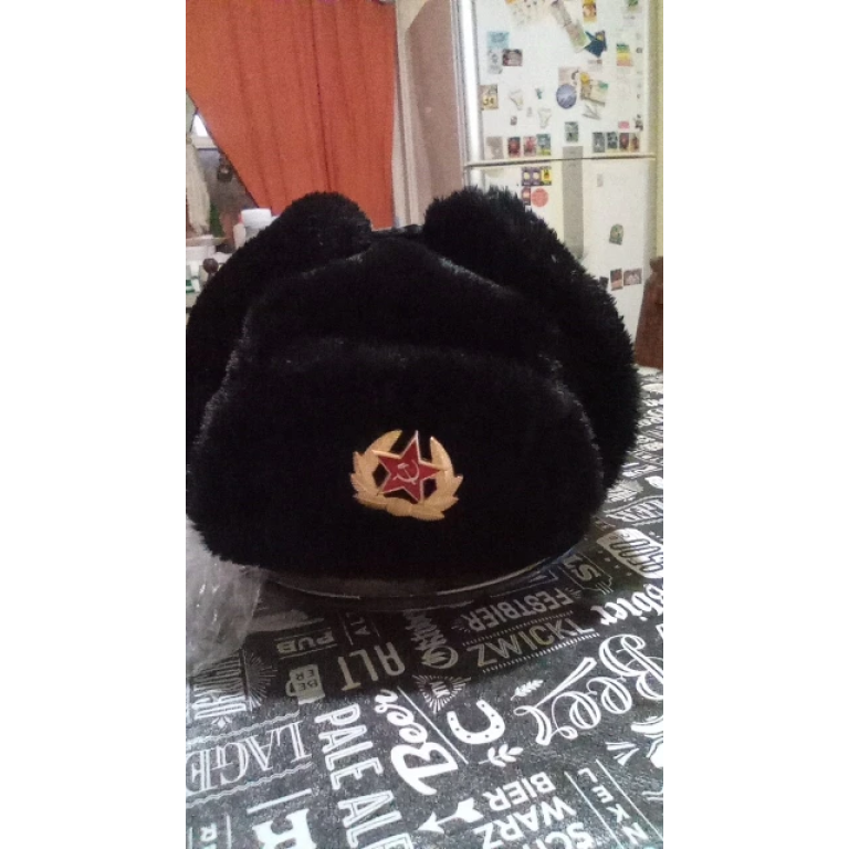 russian army fur hat photo review