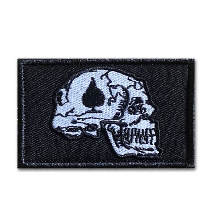 Ace skull patch White