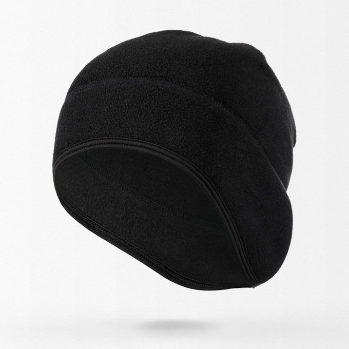 Ear flaps beanie Tactical Black
