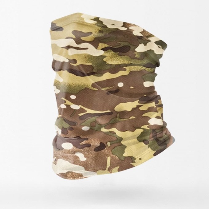 Multicam neck gaiter