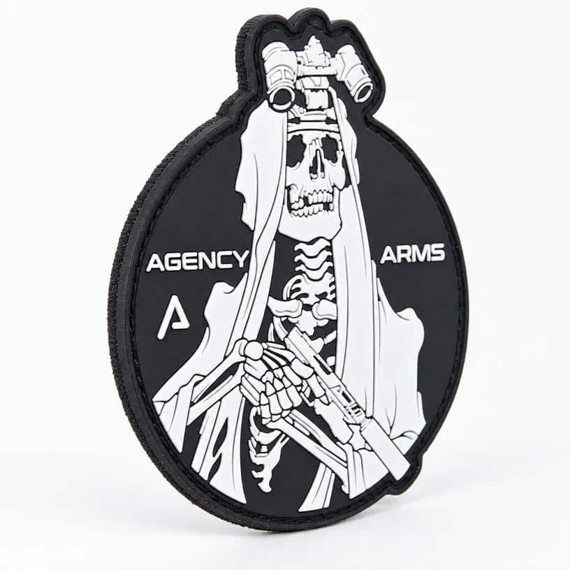 Agency arms patch Skull