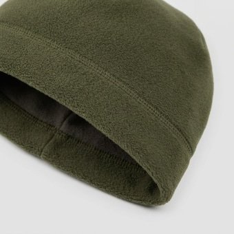 Army green fleece beanie
