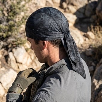 Black camo bandana Kryptek Typhon