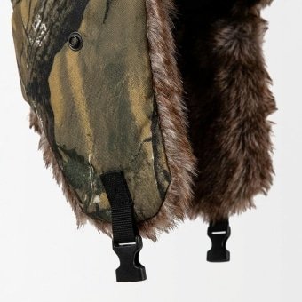Camouflage trapper hat