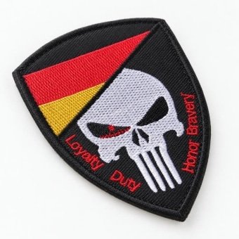 Germany flag skull patch