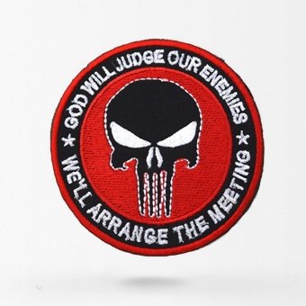 God will judge our enemies patch Red