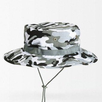 gray camo boonie hat