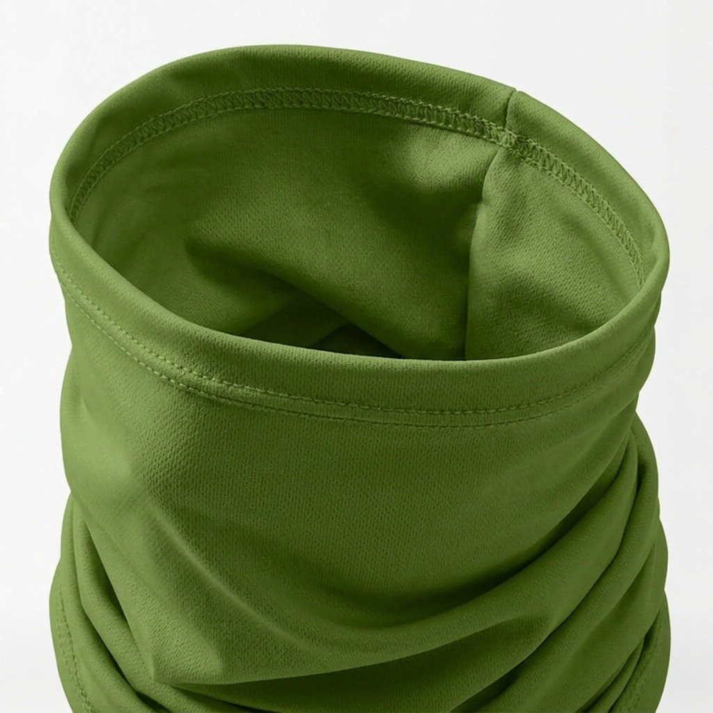 Green neck gaiter