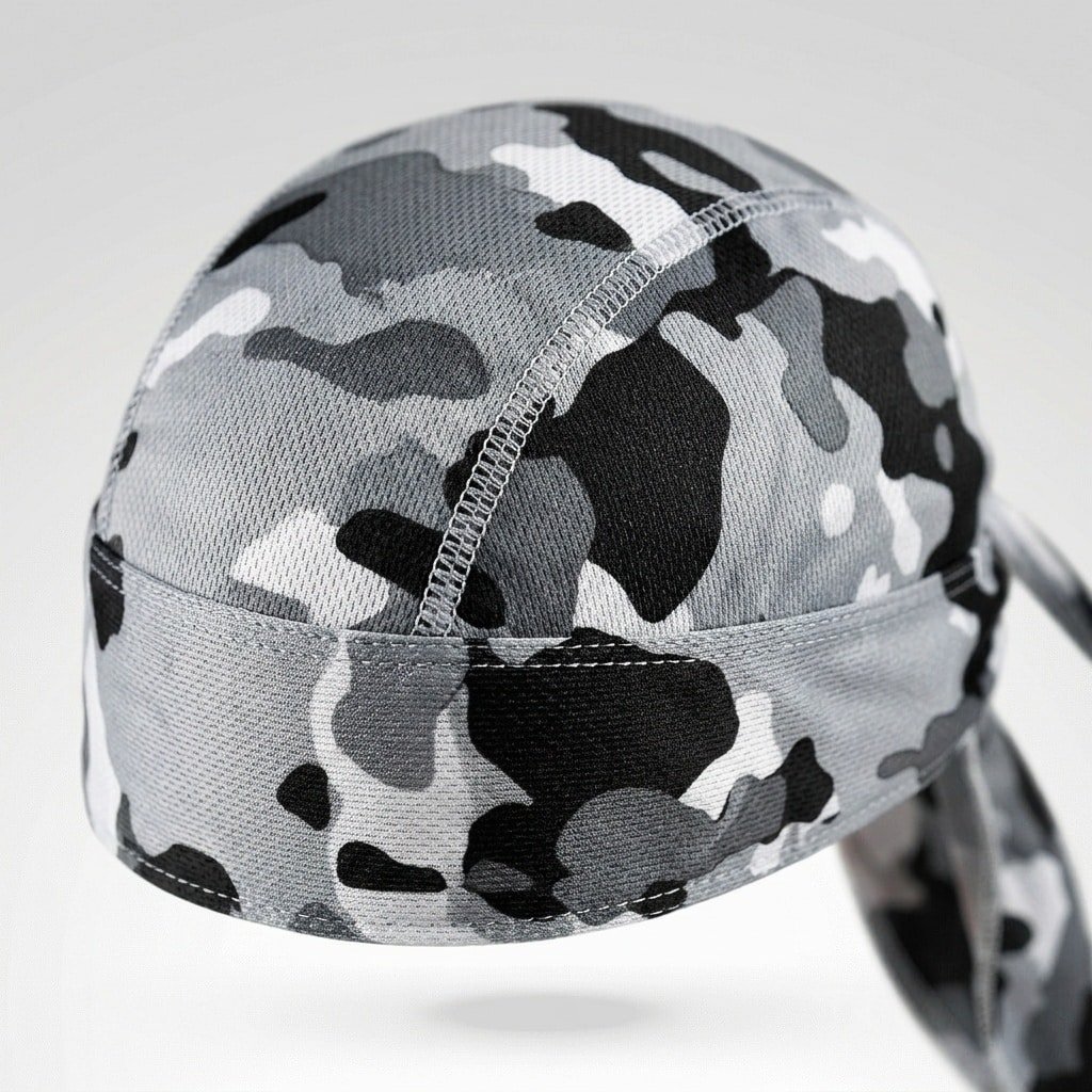 Grey camo bandana