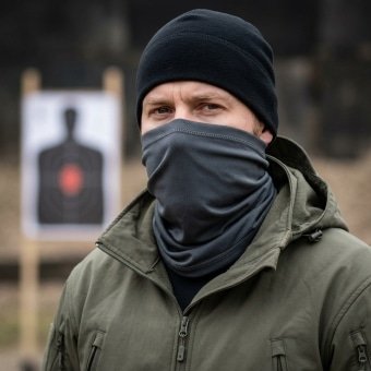 Grey neck gaiter