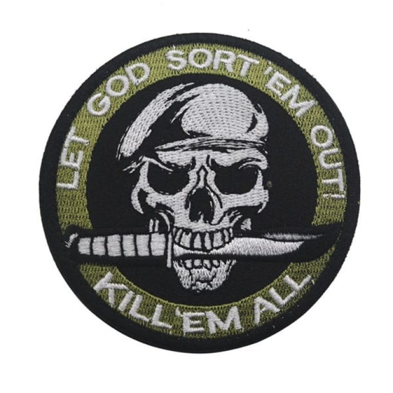 Kill Em All Patch With Skull