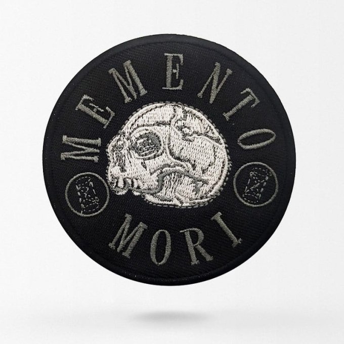 Memento mori patch Round Skull