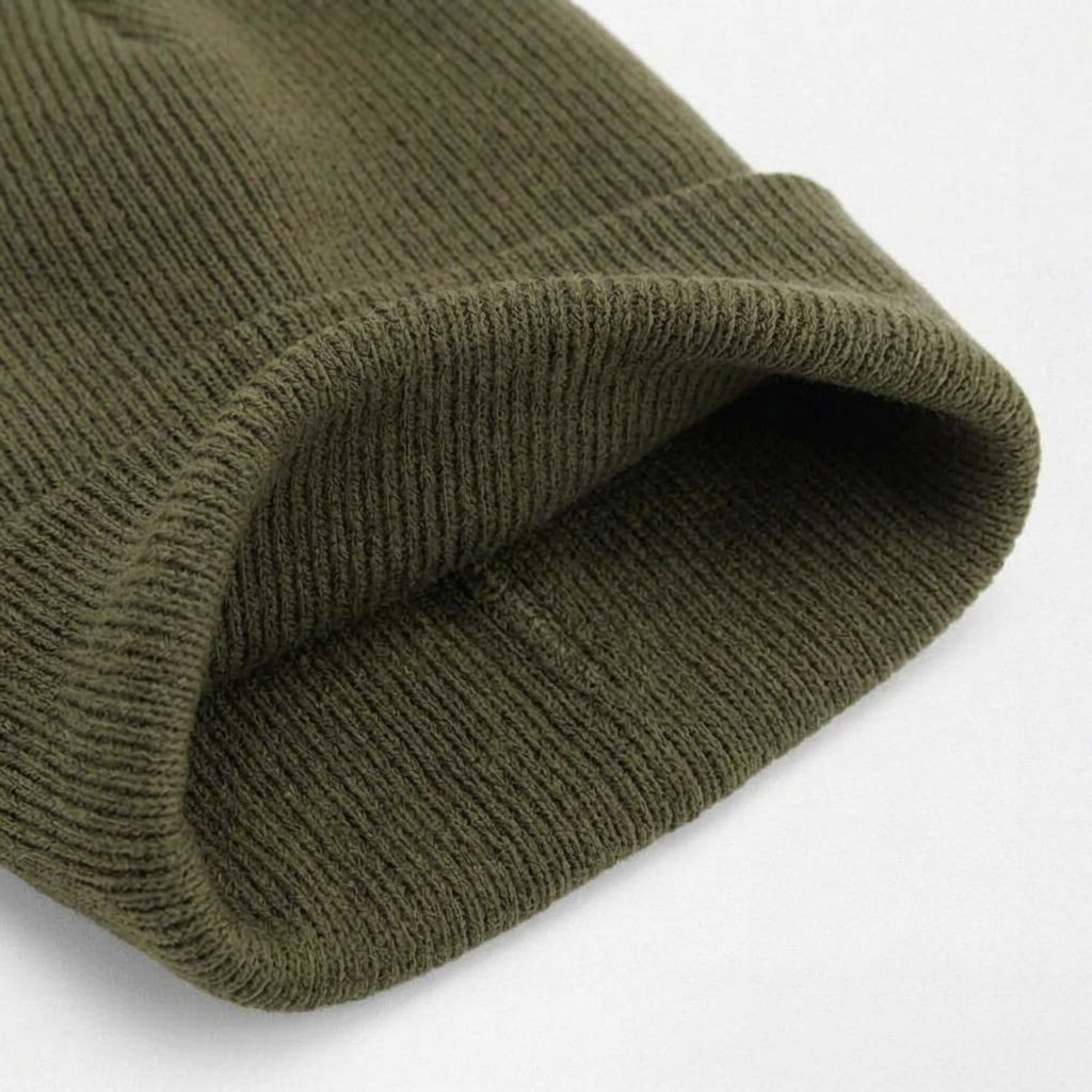 Military knit watch cap green