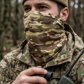 Multicam camo neck gaiter