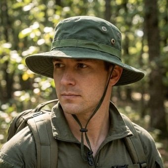 Olive green boonie hat “Scout R5”