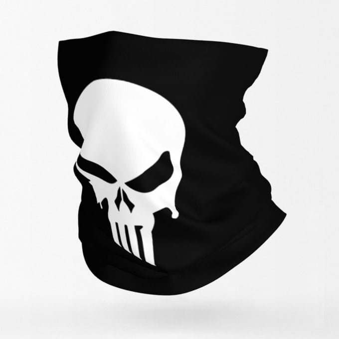 punisher neck gaiter