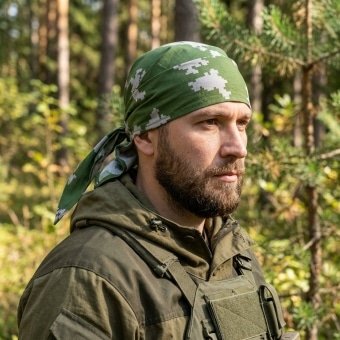 Russian camo bandana Berezka