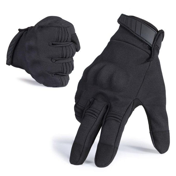 Waterproof tactical gloves Black