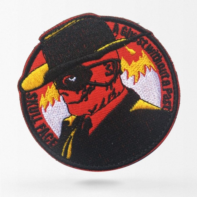 skull face patch