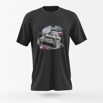 t90 tank tshirt Black