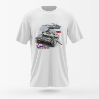 t90 tank tshirt White