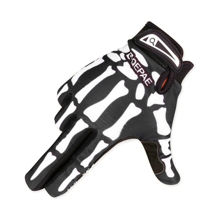 Tactical skeleton gloves White