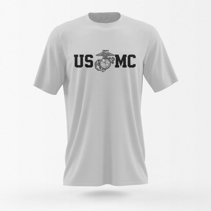USMC Tshirt Grey