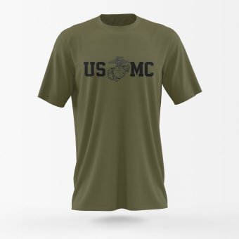 USMC Tshirt OD Green