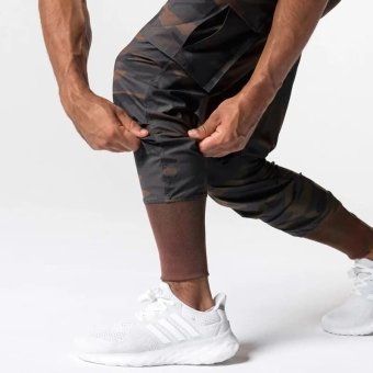 Brown camo joggers