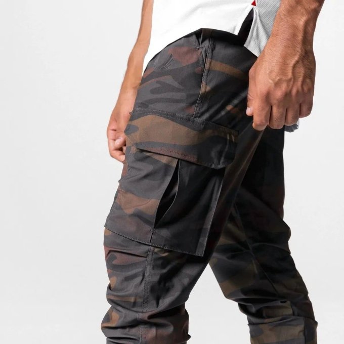 Brown camo joggers
