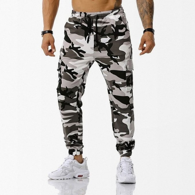Camo joggers grey "Street"