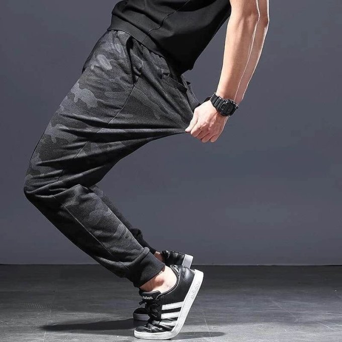 Casual camouflage joggers