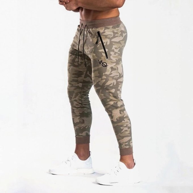Desert camo joggers
