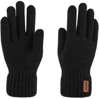 Knit army gloves Black