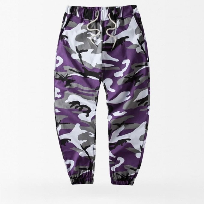 Purple camo joggers "Basis" - Image 2