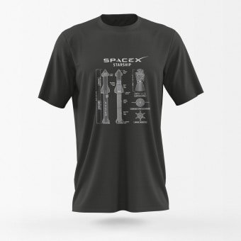 SpaceX Starship Tshirt