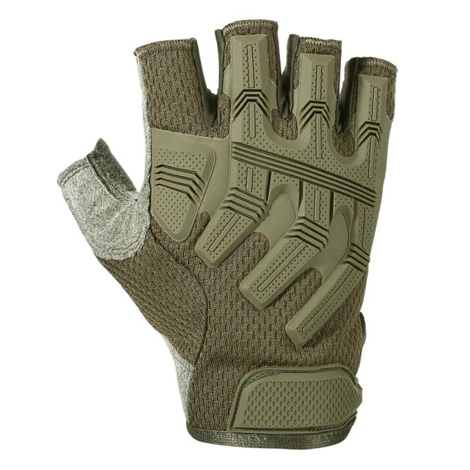 Tactical fingerless gloves