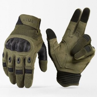 Tactical gloves with hard knuckles