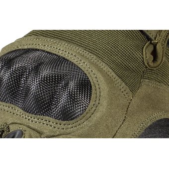 Tactical gloves with hard knuckles
