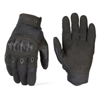 Tactical gloves with hard knuckles Black
