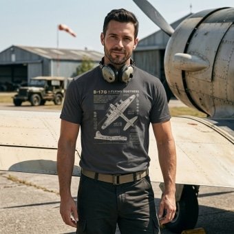 B-17 Flying Fortress Tshirt