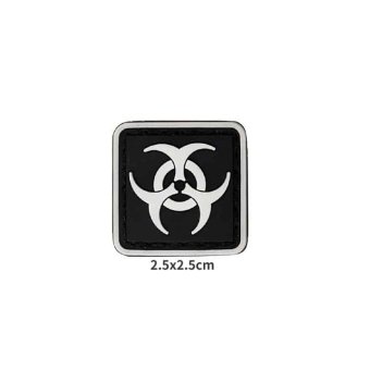 biohazard patch  Black