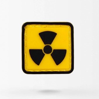 nuclear radiation patch  Yellow