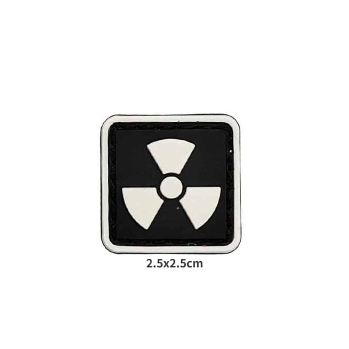 nuclear radiation patch  Blacl