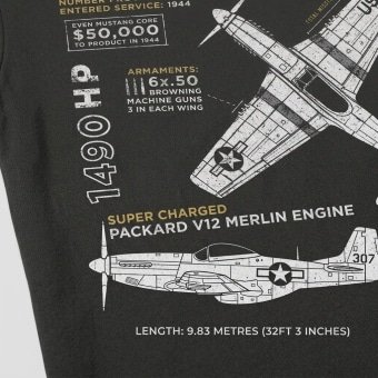 P 51 Mustang Tshirt