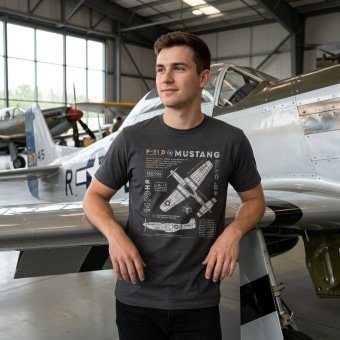 P 51 Mustang Tshirt