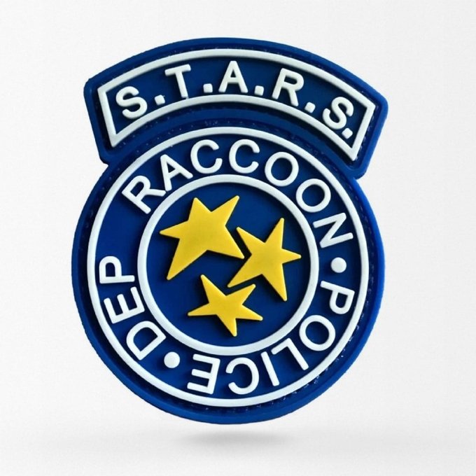 raccoon city patch  PVC - Blue