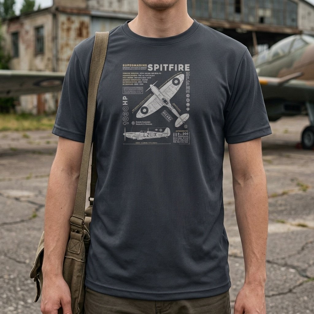 Spitfire Airplane Tshirt